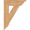 Ekena Millwork Traditional Traditional Smooth Bracket w/ Offset Brace, Western Red Cedar, 7 1/2"W x 24"D x 32"H BKT0806X24X32TRA01SWR - alternate 3